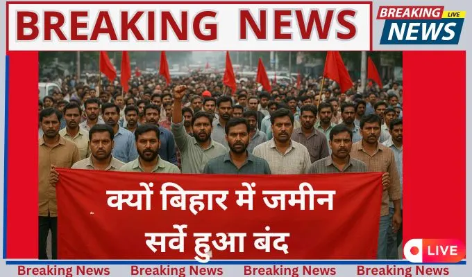 Bihar Jamin Survey Par Rok
