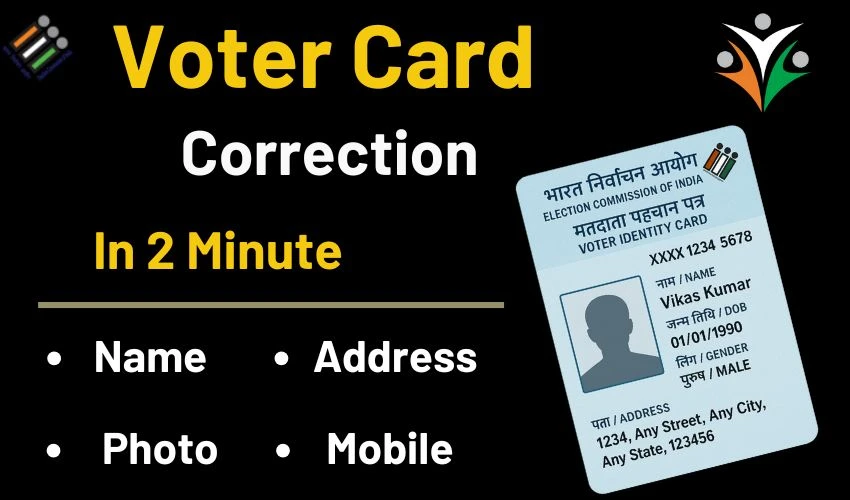 Voter ID Card Correction Online