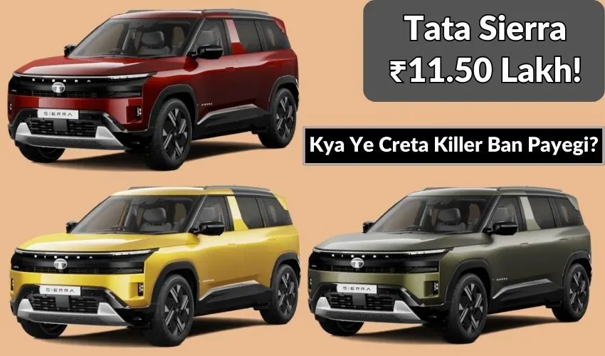 Tata Sierra Next Big SUV