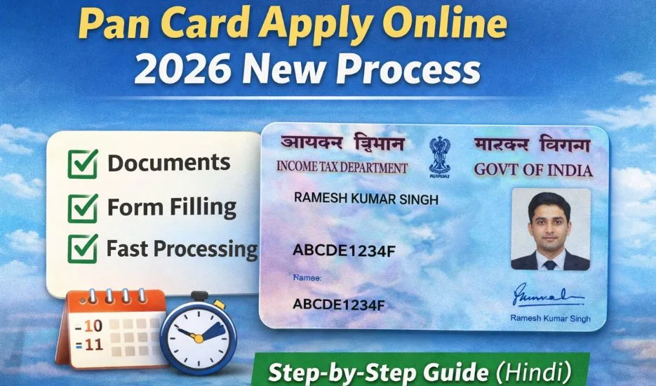 New Pan Card Apply Online 2026
